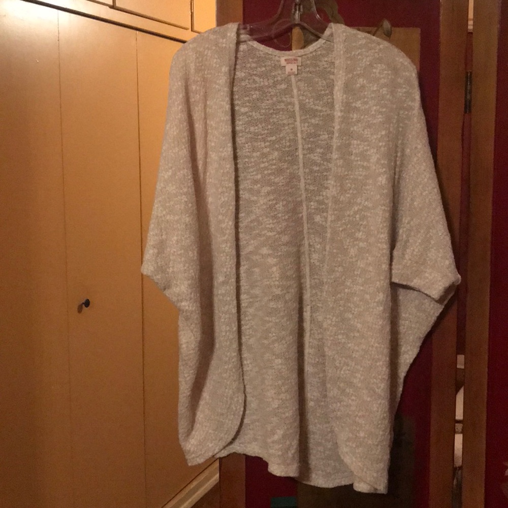 Throw Jacket, cream blend, never worn